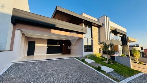 Casa à venda em Paulínia, Parque Brasil 500, com 3 suítes, com 200 m², Santorini
